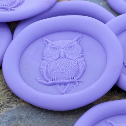Celtic Owl 3D  'Peel and Stick' Wax Seal