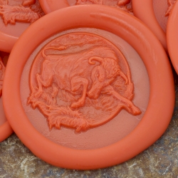 Bull 3D  'Peel and Stick' Wax Seal