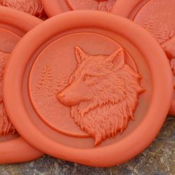 Wolf2 3D  'Peel and Stick' Wax Seal