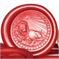 3D Zodiac 'Peel and Stick' Wax Seal