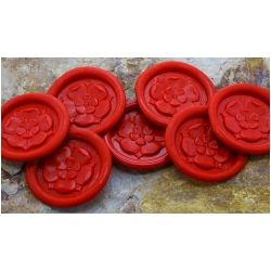 Tudor Rose Wax Seal Peel and Stick