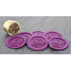 Kissing Doves  'Peel and Stick' Wax Seal