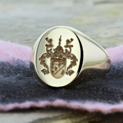 Signet Ring 3D Seal Engraving