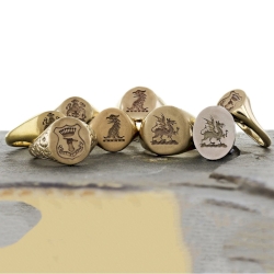 Signet Ring 3D Seal Engraving