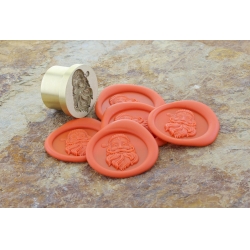 Santa In Hat Wax Seal