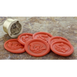 Squirrel 3D  'Peel and Stick' Wax Seal