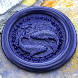 zodiac sign wax seal