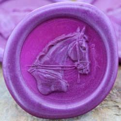 3D Horse Head 'Peel and Stick' Wax Seal