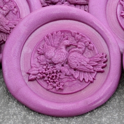 Kissing Doves  'Peel and Stick' Wax Seal