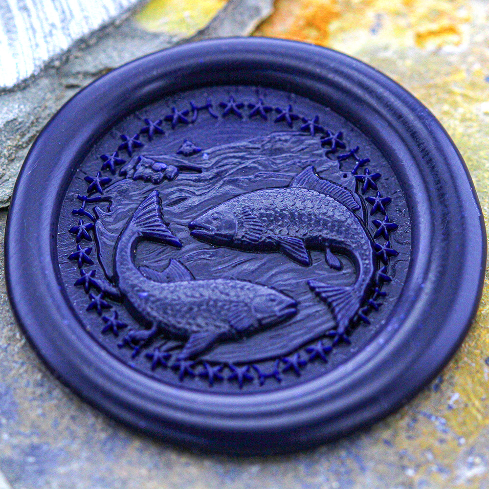 zodiac sign wax seal