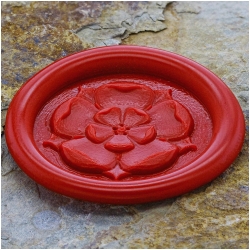 Tudor Rose Wax Seal Peel and Stick