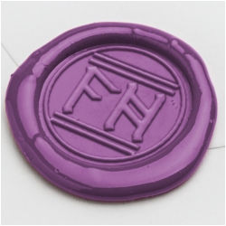 Customised Runic Initials Peel and Stick Wax Seals