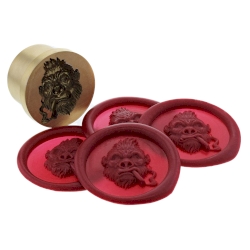 Smoking Gorilla 'Peel and Stick' Wax Seal - 3D