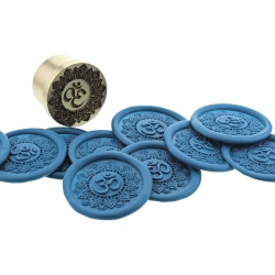 Om 'Peel and Stick' Wax Seal - 3D