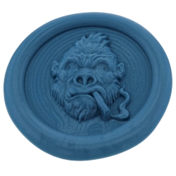 Smoking Gorilla 'Peel and Stick' Wax Seal - 3D
