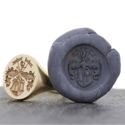 Signet Ring 3D Seal Engraving