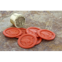 Fish 2 3D  'Peel and Stick' Wax Seal