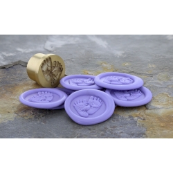 Stork and Baby Wax Seal stork and baby wax seal