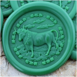 3D Zodiac 'Peel and Stick' Wax Seal