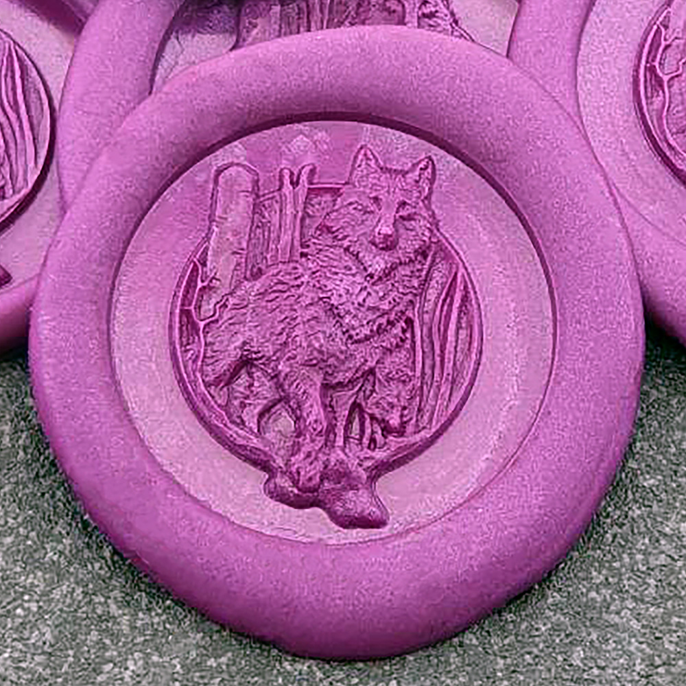 Wolf 3D  'Peel and Stick' Wax Seal Wolf 3D  'Peel and Stick' Wax Seal